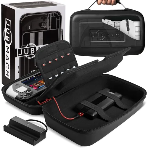 Vista 9 de JUBMACH Steam Deck Carrying Case Compatible with Steam Deck Cover TPU - Protective Case for Steam Deck Console & Accessories Non-slip Shockproof