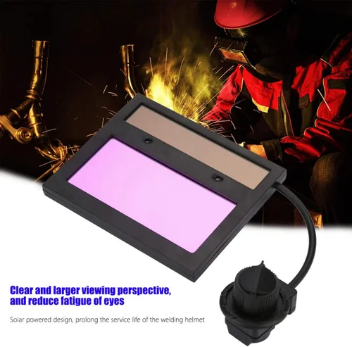 Vista 2 de Lente de soldadura de oscurecimiento automático, lente de soldadura, oscurecimiento automático solar de soldadura panel de lente de soldadura