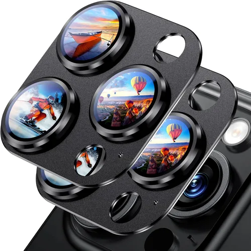 Vista 22 de Uyiton Protector de lente de cámara compatible con iPhone 17, no es fácil de romper, fuerte absorción, compatible con fundas, cubierta de pantalla