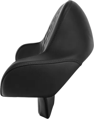 Vista 7 de C.C. RIDER Black Diamond Sissy Bar - Almohadilla de respaldo envolvente King Chopped Trunk compatible con Harley Touring Tour Trunk Road King FLHR
