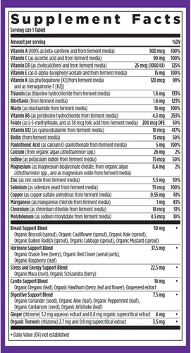 Vista 6 de Comprimidos multivitamínicos para mujeres de 40 años en adelante New Chapter, una al día, ANC-204, 1, 1