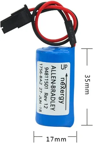 Vista 2 de Kakaa 4 unids 3V 1800mAh 1756-BA2 batería de repuesto para BR2/3A-AB PLC control no recargable