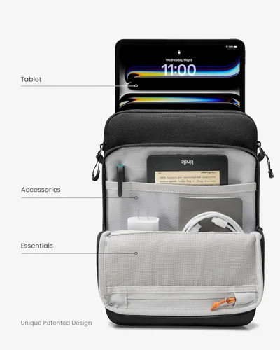 Vista 2 de tomtoc DefenderACE Funda de 11 Pulgadas para iPad Air M3 & iPad (A16), iPad Pro M4, M2 & M1, iPad 10 de 10.9 Pulgadas & Air 5, iPad 9 de 10.2