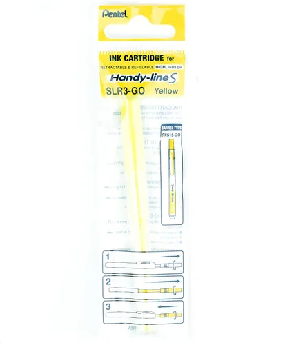 Vista 5 de Pentel Recambio para resaltador Handy-Line S, tinta verde claro, caja de 12 (SLR3-K)