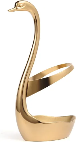 Vista 10 de AnSaw Elegante soporte pequeño de base de cisne negro para cafetería, comedor, perfecto para bodas y decoración de mesa de entretenimiento