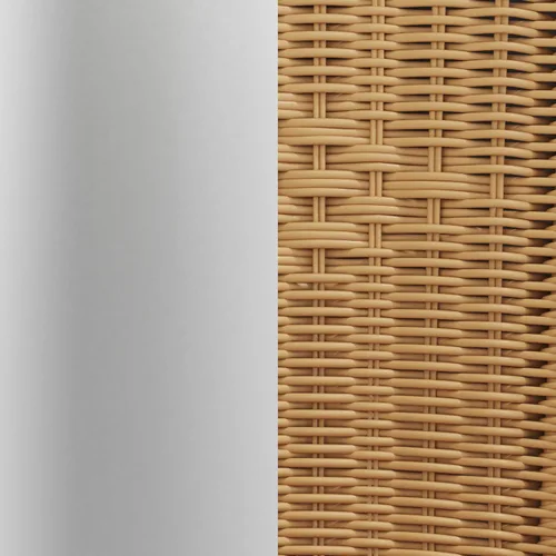 Vista 14 de Flash Furniture Lila - Juego de mesa cuadrada de aluminio para interiores y exteriores de 27.5 pulgadas con 4 sillas de ratán beige Indoor/Outdoor