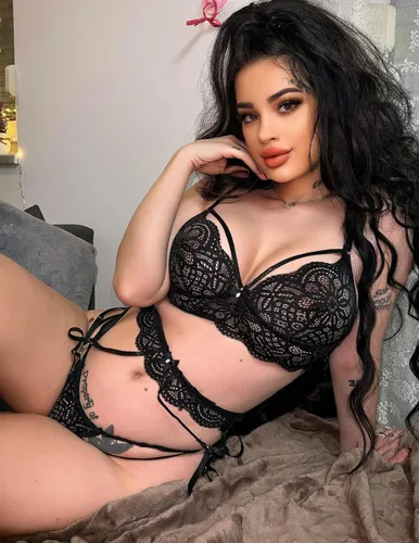 Vista 2 de Avidlove Conjunto de lencería para mujer con liguero, brasier sexy y bragas, body de encaje