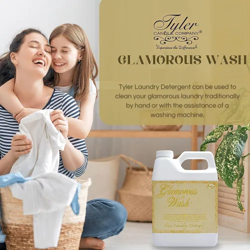 Vista 4 de Tyler Candle - Detergente de lavandería French Market de 16 onzas líquidas con bolsa para secadora