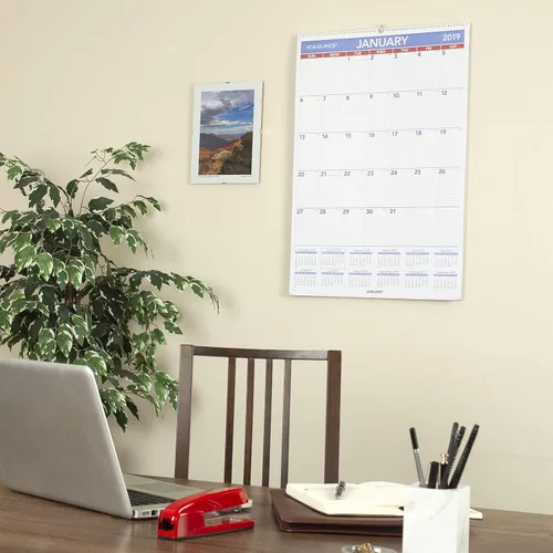 Vista 2 de AT-A-GLANCE 2019 - Calendario mensual de pared, 20.0 x 30.0 in XL