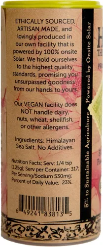 Vista 4 de Himala Salt Primordial Himalayan Sea Salt, mezcladora de grano fino, 6 onzas