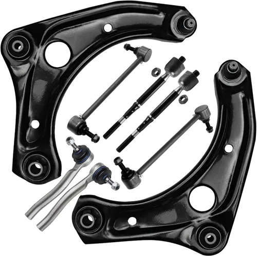 Vista 178 de Detroit Axle - Kit de brazos de control delanteros 2WD de 8 piezas para Ford F-150 Lincoln Mark LT 05-08, 4 brazos de control superior e inferior