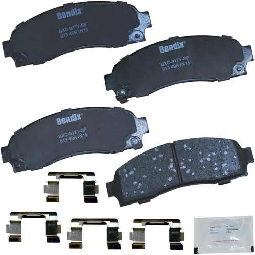 Vista 112 de Bendix Pastillas de freno delanteras de cerámica Priority1 CFC465AK2 para Acura EL 2005-1997, Honda Civic 2011-1996, Insight 2014-2010