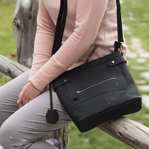Vista 8 de Browning Catrina - Bolso de mano oculto para mujer, con opción de bloqueo de seguridad, talla única, carbón