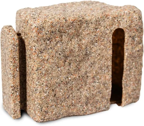 Vista 7 de Beuta Bloque de Inicio de Piedra Artificial – 7" L x 4" A x 6.5" Al – Primera Pieza de Borde de Paisaje Sin Excavación DIY Bloque de Inicio
