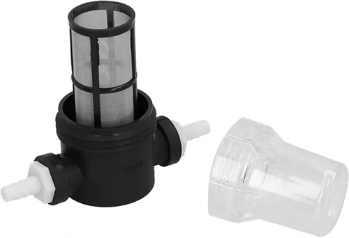 Vista 6 de Pissente Beer Filter, Plastic Beer Inline Filter Strainer for Home Brewing 150 80 Mesh Water and Beer Filtering, Improves Taste Clarity and