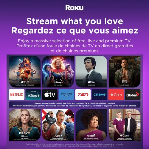 Vista 4 de Roku Express 4K 2022 Reproductor multimedia de transmisión HD/4K/HDR con transmisión inalámbrica fluida y mando a distancia simple Roku
