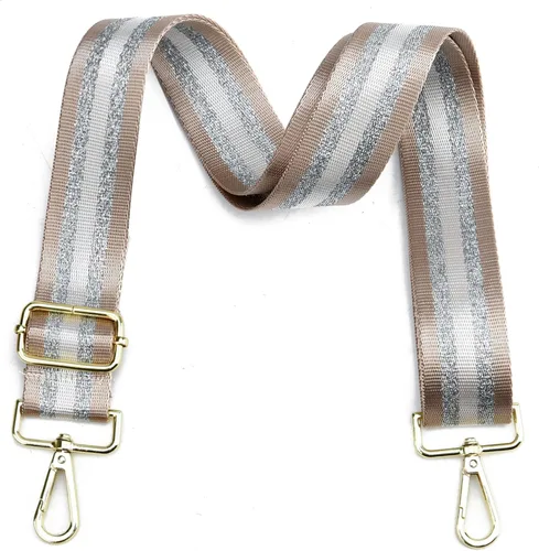 Vista 21 de LVYOUME Correa para bolso, accesorios plateados, correas anchas para bolsa, correa de hombro ajustable para bolsos