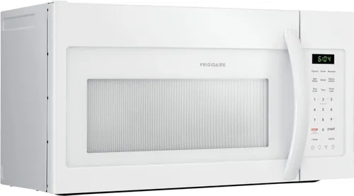 Vista 6 de Frigidaire FFMV1846VW - Microondas blanco de 30 pulgadas para fijar sobre la cocina, con capacidad de 1.8 pies cúbicos, 1000 vatios de potencia
