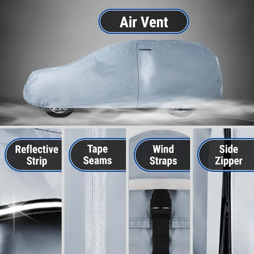 Vista 85 de iCarCover Funda de automóvil personalizada de alta calidad para Mazda 1200 1970, resistente, impermeable, para todo tipo de clima, lluvia, nieve