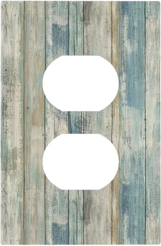 Vista 74 de Placa de Pared en Blanco de 1-Gang Sin Dispositivo Beige Lindo Vintage Boho de los 70s Hongo Fungus Planta Floral Botánica Libélula Interruptor