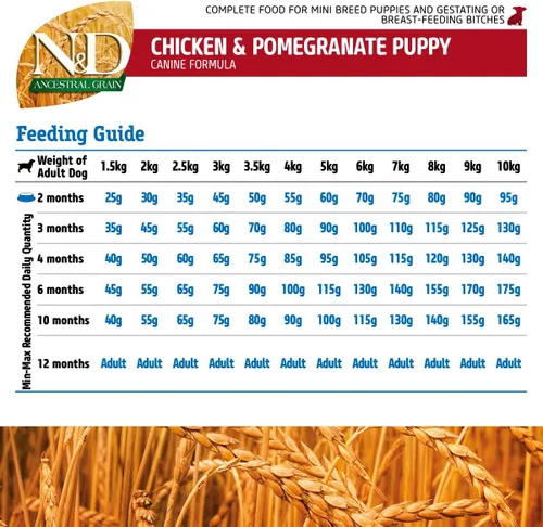 Vista 7 de Farmina - Alimento seco para perros adultos sin granos con calabaza, pollo y granada, mini raza
