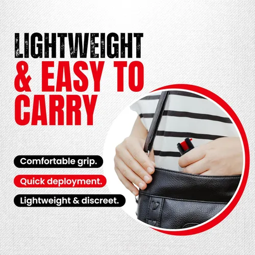 Vista 5 de Police Magnum Spray de pimienta compacto autodefensa táctica, máxima resistencia al calor, OC, pequeño recipiente de transporte discreto, fabricado