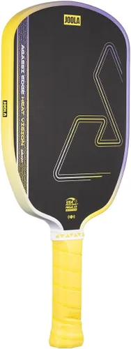 Vista 12 de JOOLA Agassi Heat Vision 16mm Pala de pickleball - Nueva forma con zona de punto dulce extendida - Superficie de fibra de carbono texturizada