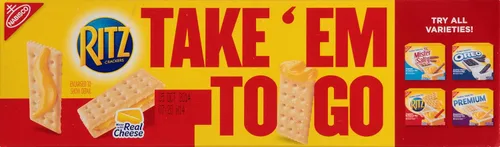 Vista 6 de Ritz Crackers Handi-Snacks, Crackers and Cheese, caja de 15 unidades, 14.25 onzas (paquete de 4)