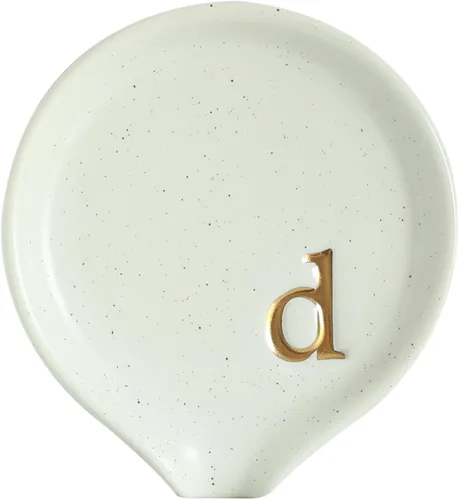 Vista 8 de COLLECTIVE HOME - Soporte de cuchara de café de cerámica, soporte de cuchara de cerámica con monograma, soporte para cuchara de café de 3.8