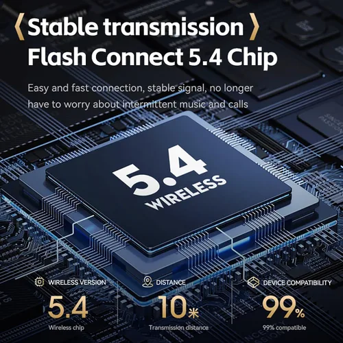 Vista 4 de Auriculares con traductor de lenguaje AI, audífonos de traducción 3 en 1 en tiempo real, 144 idiomas para aplicación, auriculares de oído abierto