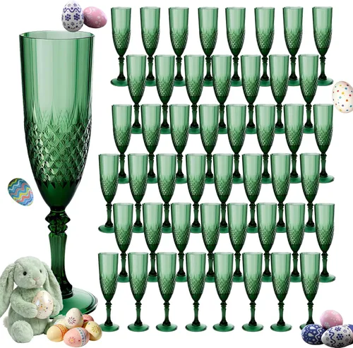 Vista 10 de Copas de champán de plástico, 12 copas de vino de plástico ámbar, inastillables, reutilizables, para bodas, despedidas de soltero, brindis y eventos