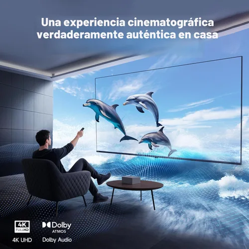 Vista 7 de HORION Smart TV de 55 pulgadas, televisor LED 4K UHD con WebOS 22, televisión ultra delgada con megacontraste, HDR10, Dolby Audio, transmisión