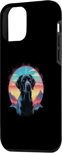 Vista 2 de Funda para iPhone 12 mini con diseño de Labrador Labrador Retriever Cachorro Perro Mamá Animal Case