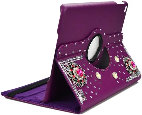Vista 5 de Bling - Funda compatible con Samsung Galaxy Tab S6 Lite (2022) de 10.4 pulgadas, elegante, 3D hecha a mano con diseño de mariposa de cristal