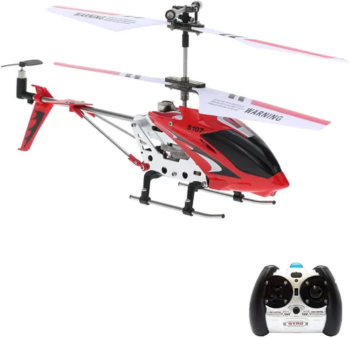 Vista 10 de GoolRC Helicóptero de control remoto, helicópteros RC S107/S107G, mini helicóptero de 3 canales con giroscopio para principiantes (azul)