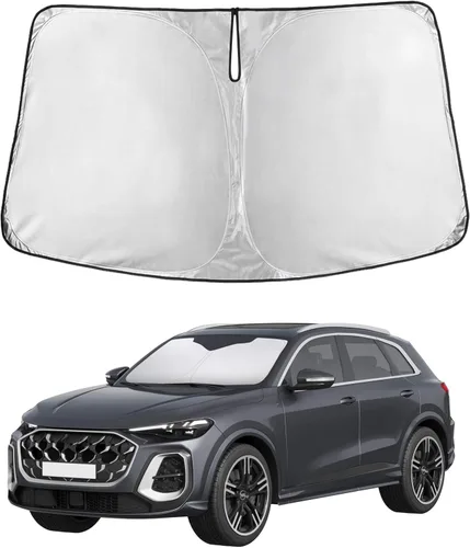 Vista 244 de EcoNour - Parasol plegable para parabrisas de Toyota Tacoma 2016-2025 2026, accesorios para camioneta de 2 puertas y 4 puertas, protector de visera