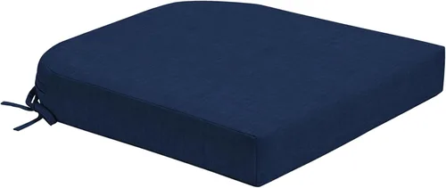 Vista 26 de Cojín Arden Foam para exteriores, para asiento con respaldo redondo, 20 x 19 pulgadas, fabricado con ProFoam, resistente a la lluvia, resistente a