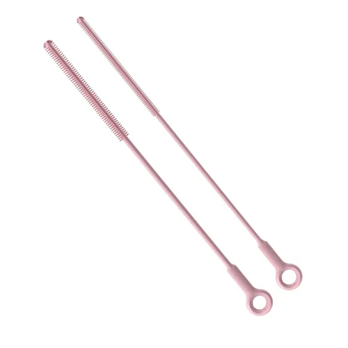 Vista 10 de Juego de cepillos de limpieza de silicona, botella de agua y cepillo limpiador de pajilla, para vaso, biberón, bomba de leche, pezón, vaso