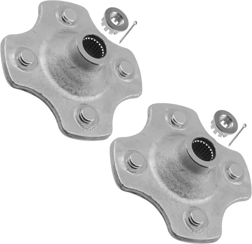 Vista 5 de Caltric Buje de rueda de 2 ejes traseros con tuerca compatible con Honda Rancher 420 4X4 TRX420FE TRX420FM TRX420TE TRX420TM TRX420FP 2007-2013