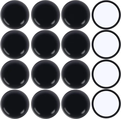 Vista 18 de Ezprotekt Paquete de 40 deslizadores de muebles autoadhesivos para alfombras, almohadillas redondas autoadhesivas de 1-1/8 pulgadas, almohadillas