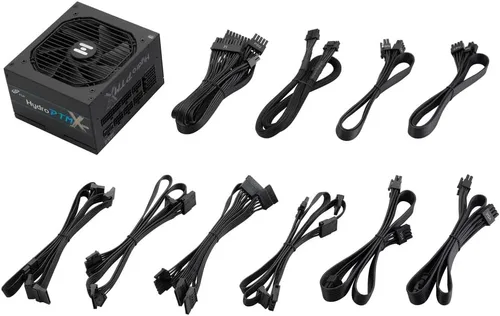 Vista 8 de FSP Fuente de alimentación Hydro PTM X PRO de 850 W, 80 Plus Platinum, ATX 3.0 PCIe 5.0 Full Modular, 10 años de garantía (HPT3-850M-GEN5)