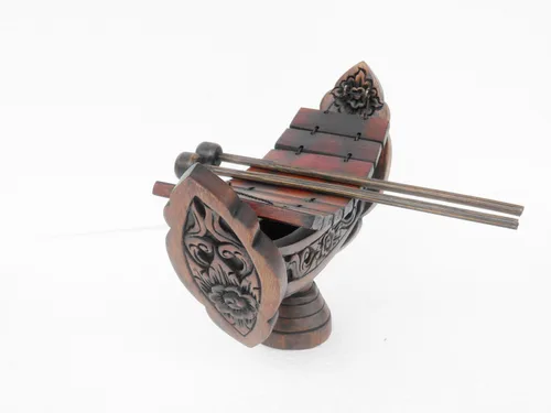 Vista 3 de Thai Teak Wood xilófono tradicional de madera de teca Teak Wood040, 8 láminas