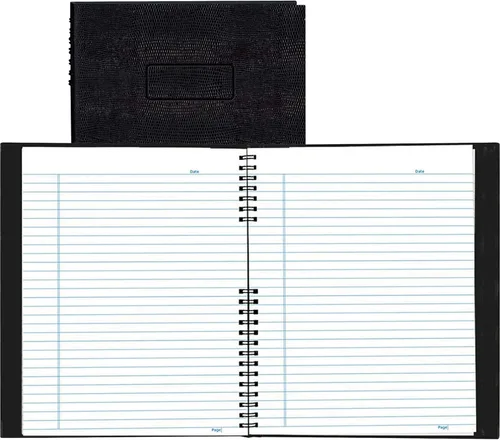 Vista 7 de Blueline EcoLogix Cuaderno NotePro 100% reciclado, negro, 11 x 8.5 pulgadas, 200 páginas (A10200E.BLK)