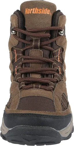 Vista 3 de Northside Unisex-Child Rampart Mid Hiking Boots - Lightweight Performance SuedeRipstop Nylon Moisture-Wicking Quick Lace-Up Durable TPR Outsole