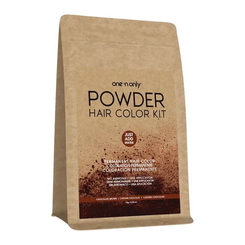 Vista 10 de One N' Only - Kit de tinte en polvo para el cabello, negro, color permanente en una sola aplicación, cobertura de cabello 100 % gris sin