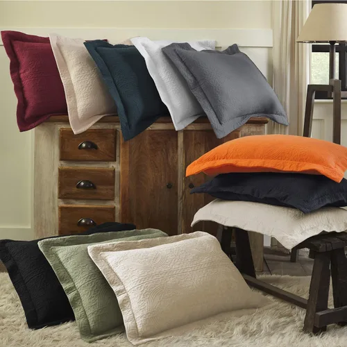 Vista 7 de Superior Juego de colcha de algodón de flor de lis, mantas cálidas, ropa de cama para todas las estaciones, decoración de dormitorio, colcha