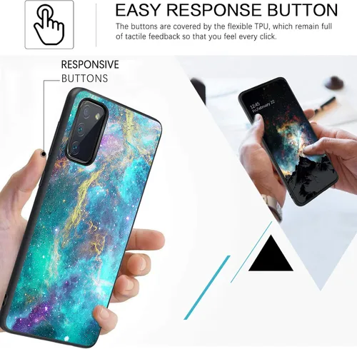 Vista 4 de BENTOBEN Funda para Galaxy S20 FE, funda para teléfono Samsung S20 FE 5G, ajuste delgado, que brilla en la oscuridad, híbrido, policarbonato duro