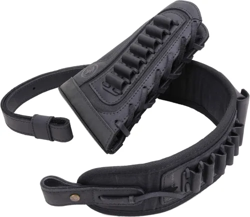 Vista 9 de 1 juego de rifles para mejillas con soporte de munición a juego para .357 .30-30 .35 .38cal