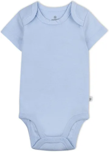 Vista 2 de HonestBaby baby-boys 5-pack Short Sleeve Bodysuits One-piece 100% Organic Cotton for Infant Baby Boys, Unisex