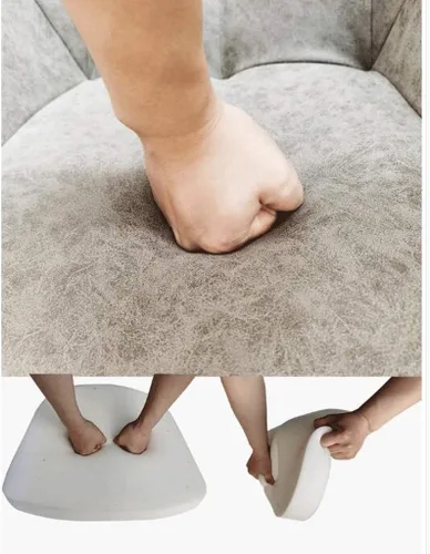 Vista 4 de YYDS Silla ligera de lujo para juegos con patas de acero, silla giratoria para computadora para dormitorio y sala de estar, silla ergonómica